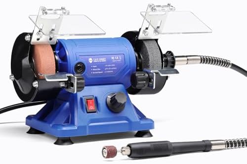 SainSmart Mini Bench Grinder and Polisher, 3-inch Table Grinder