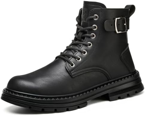 Steel Toe Boots for Men & Women,Slip On Work Boots for Construction