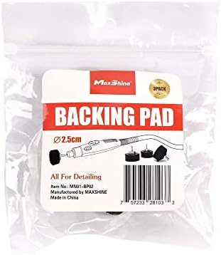 Maxshine 3-Piece MN01 Mini Polisher and the Accessories - Dia: 25mm Backing Pad