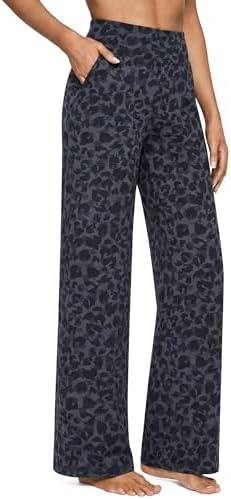 G4Free Yoga Pants for Women Wide Leg Pants with Pockets High Waisted