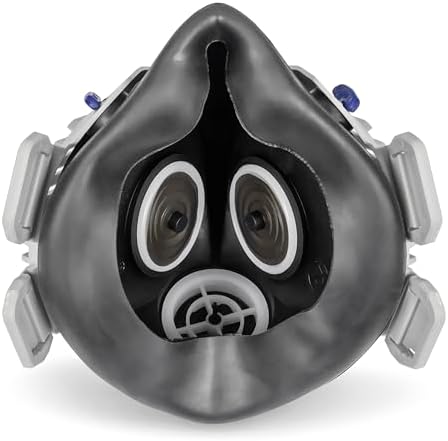 Miller LPR-100 Gen. II Half Mask Respirator, Nuisance OV Relief S/M - Welding Respirator Mask with Filters - P100 Respirator Mask for Filtrating Particulates & Aerosols - Respirator Under Helmet