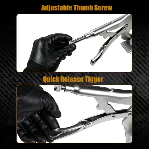 Pipe Welding Clamp – Welders 3rd Hand for 1/2"-4" Pipe, Fitting Clamps