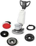 17" Heavy-duty Multi-Functional Floor Buffer Polisher Machine - Clean, Buff, Scrubb and Polish with Ease! Ideal for Carpets Too! Includes Optional Solution Tank, 2 Brushes and 3 Scouring Pads