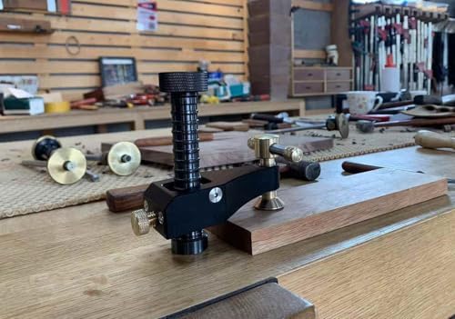HONGDUI Bench Dog Clamp, 3/4"(19/20mm) Dog Hole Clamp MFT Woodworking Clamp