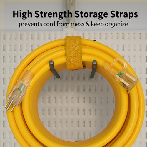 POWGRN 15 FT 12/3 Outdoor Extension Cord Waterproof Heavy Duty Power Cord