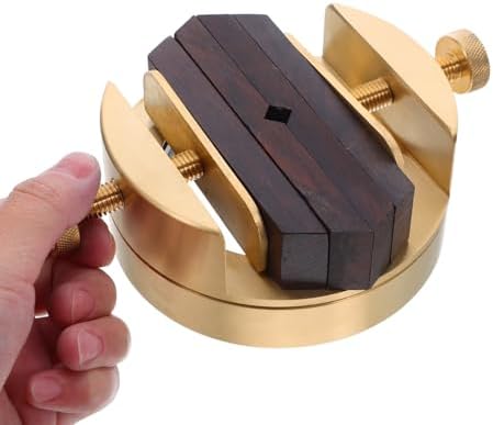 TEHAUX Rotary Engraving Workbench Clamp with 360 Degree Rotation, Compact Design Workholding Device for Seal and Stone Carving, Suitable for Personal Hobbies and Professional Studio Use,