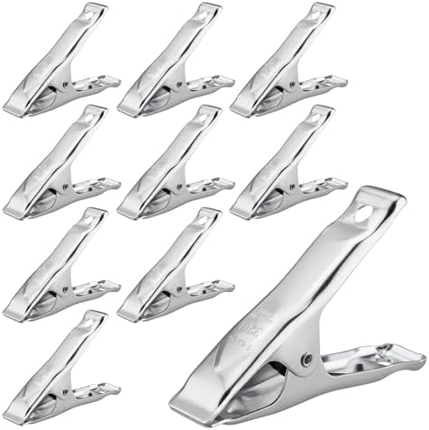 PONY 4" Heavy Duty Metal Spring Clamp Set, 10-Piece