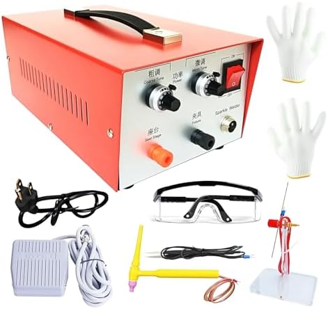 30A Jewelry Micro Welder for 0.4-1mm Fine Wire, Foot Pedal Control