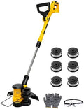 2 in 1 Cordless String Trimmer for DeWalt 20V Battery,Weed Eater & Wacker