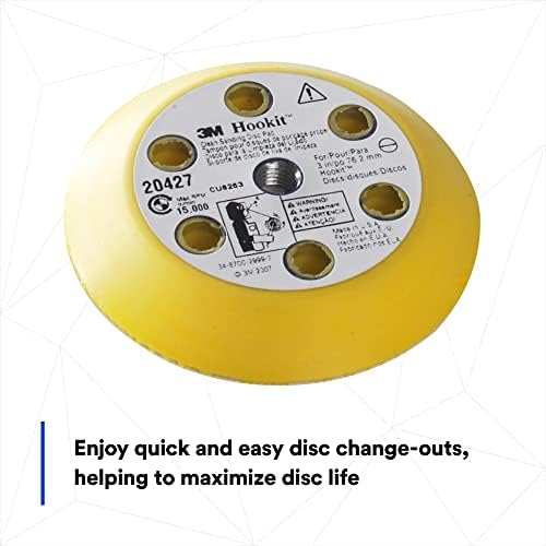 3M Clean Sanding Disc Pad Kit, 20427, 3 in