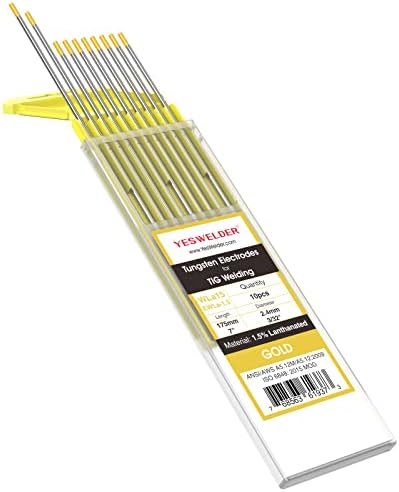 YESWELDER TIG Welding Tungsten Electrode 1.5% Lanthanated