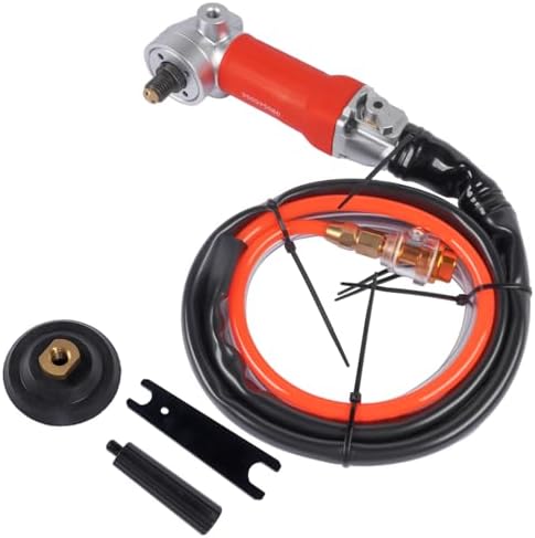 4" Air Wet Stone Polisher 5500 RPM Pneumatic Grinder Rear Exhaust