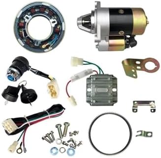 YAEGER Electric Start Conversion KIT L100 for YANMAR L100 10HP 186F for Diesel Engines Starter Motor Replacement