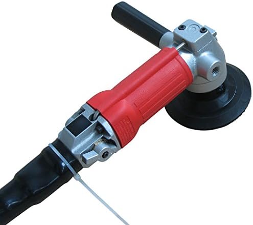 4" Air Wet Stone Polisher, 5500 RPM Pneumatic Grinder with Rear Exhaust