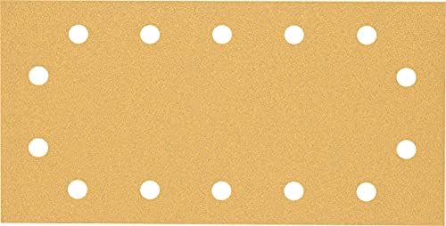Bosch Professional 50x Expert C470 Sandpaper (for Hardwood, Paint on Wood, 115x230 mm, Grit 80, Accessories Orbital Sander)