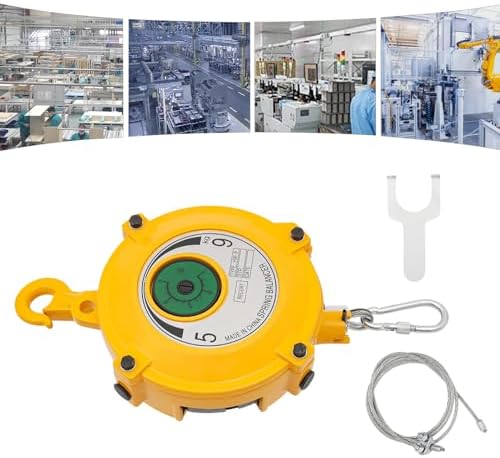 Spring Balancer, Retractable Spring Hanging Holding Equipment, 5~9kg (11-19 lbs), Tool Hanging Retractor, Industrial Tool Hanging Holding Device, Heavy Equipment Tools for Computer, Monitor