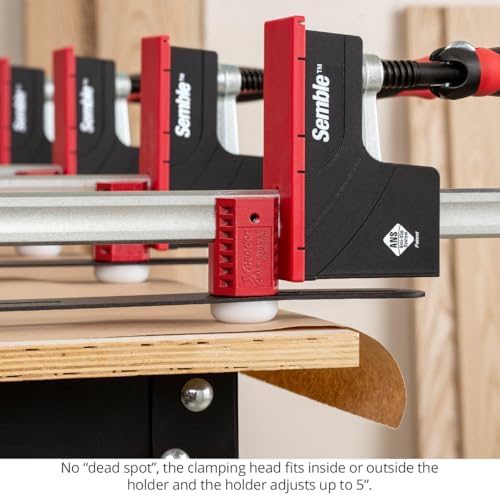 Woodpeckers Xpander Clamp System for Easy Handling and Automatic Spacing of Parallel Jaw Clamps, Aligns and Holds 24"-40" Clamps for Panel Glue-Ups, USA-Made XPANDER-2430