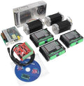 3 Axis Nema23 Stepper Motor Driver USB Mach3 Board CNC Controller Kit 2.8Nm