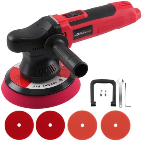 maXpeedingrods 6 Inch Dual Action Car Buffer Polisher