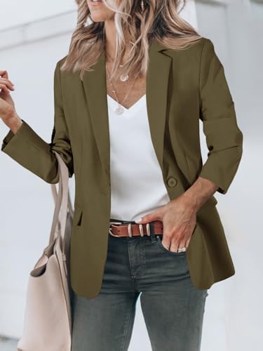 Cicy Bell Womens Casual Blazers Long Sleeve Work Office Suit Jackets Blazer