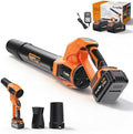 Cordless Leaf Blower, Rotatable Design, 850CFM Airflow