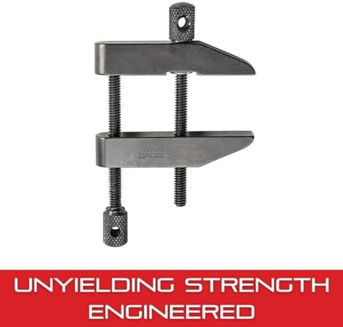 Starrett Toolmakers Parallel Clamp - Ideal for Holding Work in Tapping and Drilling - 1-1/4" Capacity, 13/16" Throat Depth, Hardened Steel, Nice Finish - 161A