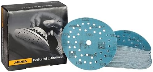 Mirka Sanding Discs Galaxy Multifit 5 inch Grit 150 50 Pack