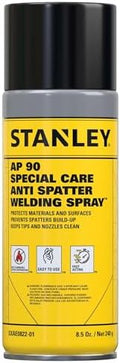 Stanley AP90 Anti Spatter Spray (1x8.5 Oz.) – Heavy Duty Welding Anti-Spatter for Arc, MIG and TIG Tips, Non-Flammable Silicone-Based Spray for Clean & Safe | 8.5 Oz. 1 Pack