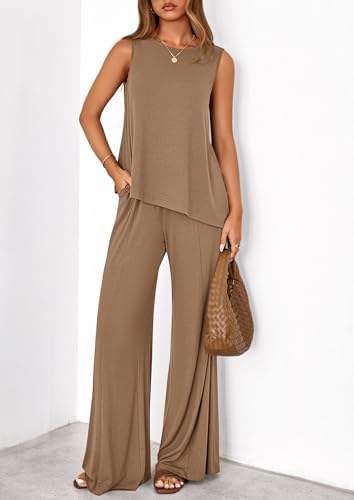 PRETTYGARDEN Women's Summer 2 Piece Matching Lounge Sets