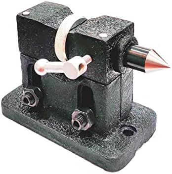 Buyohlic Heavy Duty Adjustable Tailstocks for Regular & Tilting Model of Rotary Tables (Hardened & Precisely Ground Points) (Ring style for 4" Tilting Rotary Table)