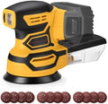 Cordless Orbital Sander for Dewalt 20V Battery, Yellow