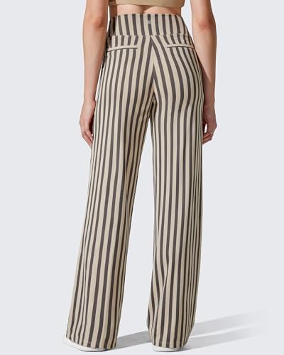 G4Free Yoga Pants for Women Wide Leg Pants with Pockets High Waisted