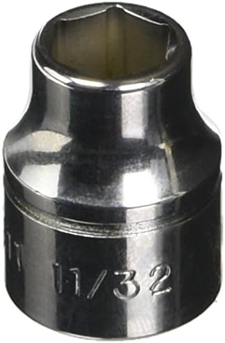 Williams B-611 3/8 Drive Shallow Socket, 6 Point, 11/32-Inch