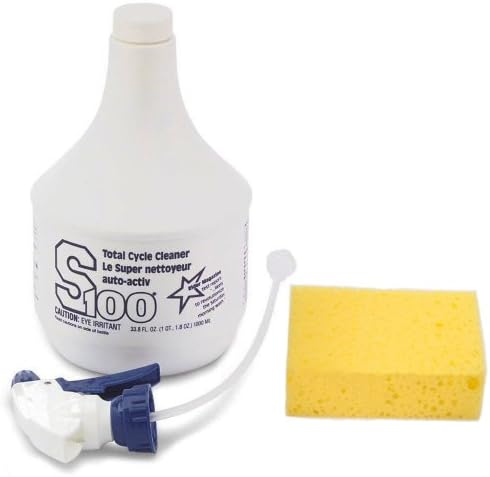 S100 12001B-03 Total Cycle Cleaner Bottle - 33.8 oz., 3-Pack