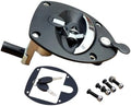 T Handle Latch Single Point Compression Latch for Rv Truck Door Tool Box Lock Replacement Universal T-Handle Lock (Black+Silver)