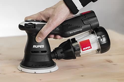 RUPES iBRID random orbital sander Ø125mm HSR73 STB kit + charger +2 battery pack +green tech filter