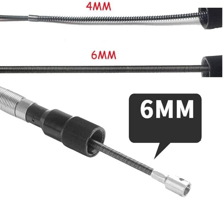 380W Flex Shaft Grinder Rotary Tool Electric Hanging Carver, Metalworking Jewelry Repair DIY Kit, Foot Pedal Control, Metal Flexible Shaft, with Spare Inner Shaft