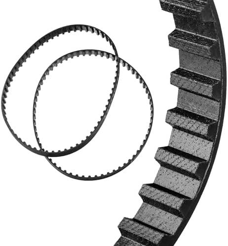 SPINDLE SANDER Drive Belt set of 2 Fits - HARBOR FREIGHT 56870 OSCILLATING EDGE SPINDLE SANDER - High Strength Rubber Belt - Replacement Drive Belt - Made In The USA!- Toothed Drive Belt