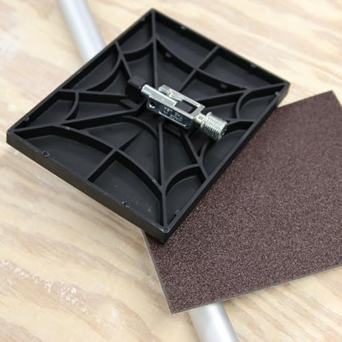 Black Widow #540 Pro Drywall Sander Head by Trim-Tex I No‑Flip Design, Quick‑Change System I Made In USA