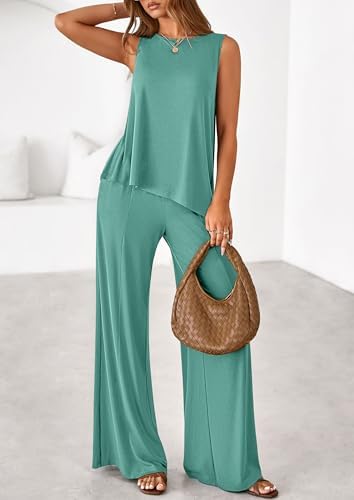 PRETTYGARDEN Women's Summer 2 Piece Matching Lounge Sets