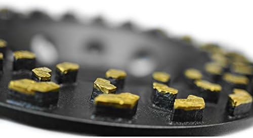 Megatron 5" Diamond Cup Grinding Removing Disc Wheel for Any Concrete, Paint, Epoxy, Glue and Mastic with CDB New Technology (Megatron 5")