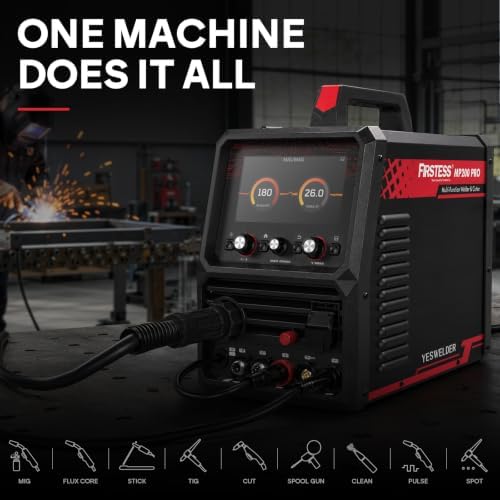 YESWELDER 12-in-1 Welder & Plasma Cutter Combo, 120V/240V MP200-PRO