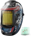 YESWELDER Welding Helmet with Rechargeable Fan and Work Light