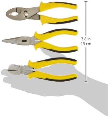 Stanley - Bimaterial Pliers Set 3Pc (84-056)