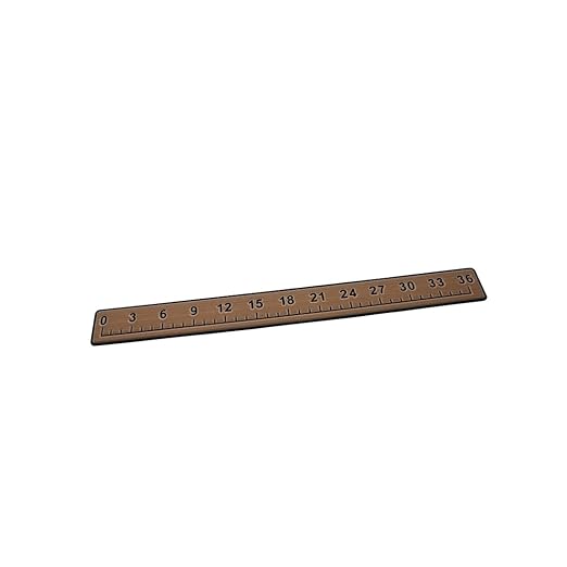 SeaDek Foam Fishing Ruler | Fish Ruler Perfect Boats, Coolers & Kayaks | 36" Fishing Measurement Tool | Fishing Accessories | 3M Adhesive Backing | Mocha/Black
