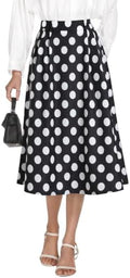 Casly Lamiit A-Line Midi Skirts for Women Business Skirt