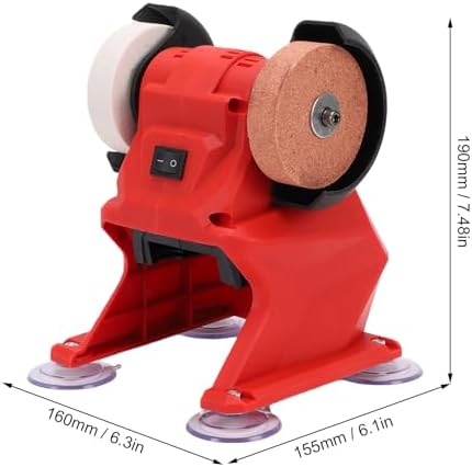 VBESTLIFE Mini Bench Grinder, Polisher Sander with 70mm Wheels