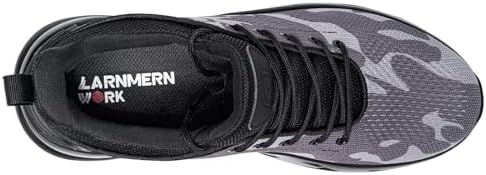 LARNMERN Men Chef Shoes Non Slip Work Waterproof Slip-on