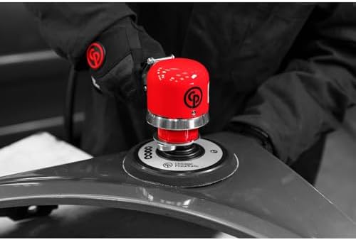 Chicago Pneumatic CP870-6 Inch (150 mm), Air Random/Rotary Sander Tool, Non-Vacuum, PSA, 10000 RPM, Home Improvement, Woodworking, Rust Removal, Polisher