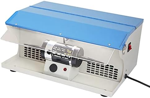 Polishing Buffing Machine, 200W Powerful Jewelry Tabletop Dust Collector Buffing Machine With Adjustable Speed 0-10000rpm, Light Jewelry Polisher With Footpads & Safety Locks For Polishing Jewelry